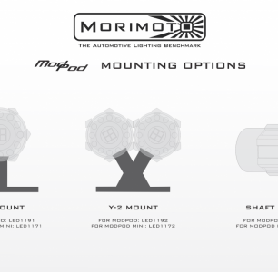 MORIMOTO MODPOD T SINGLE MOUNT