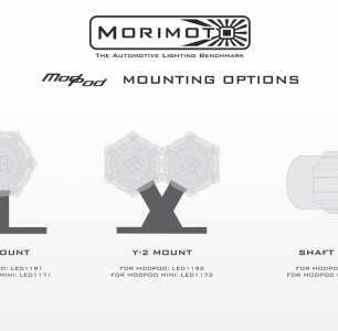 MORIMOTO MODPOD MINI SHAFT MOUNT